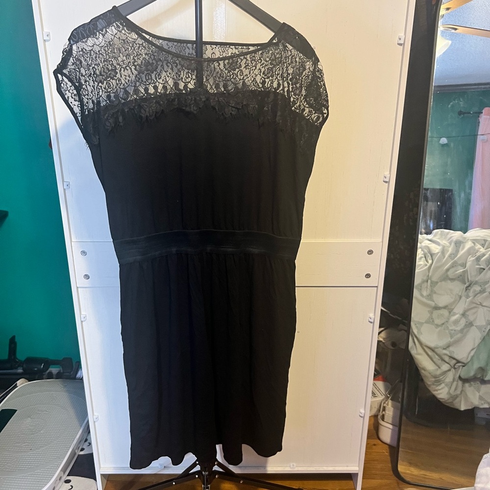 🔴Elegant Black Lace Dress